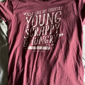 Hamilton official youth tee size L